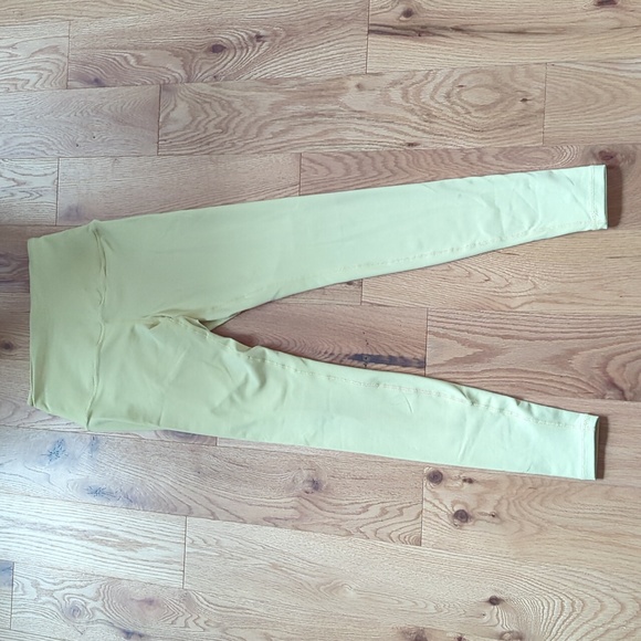 Saski. Light Yellow Leggings. Size XS. - Picture 3 of 5